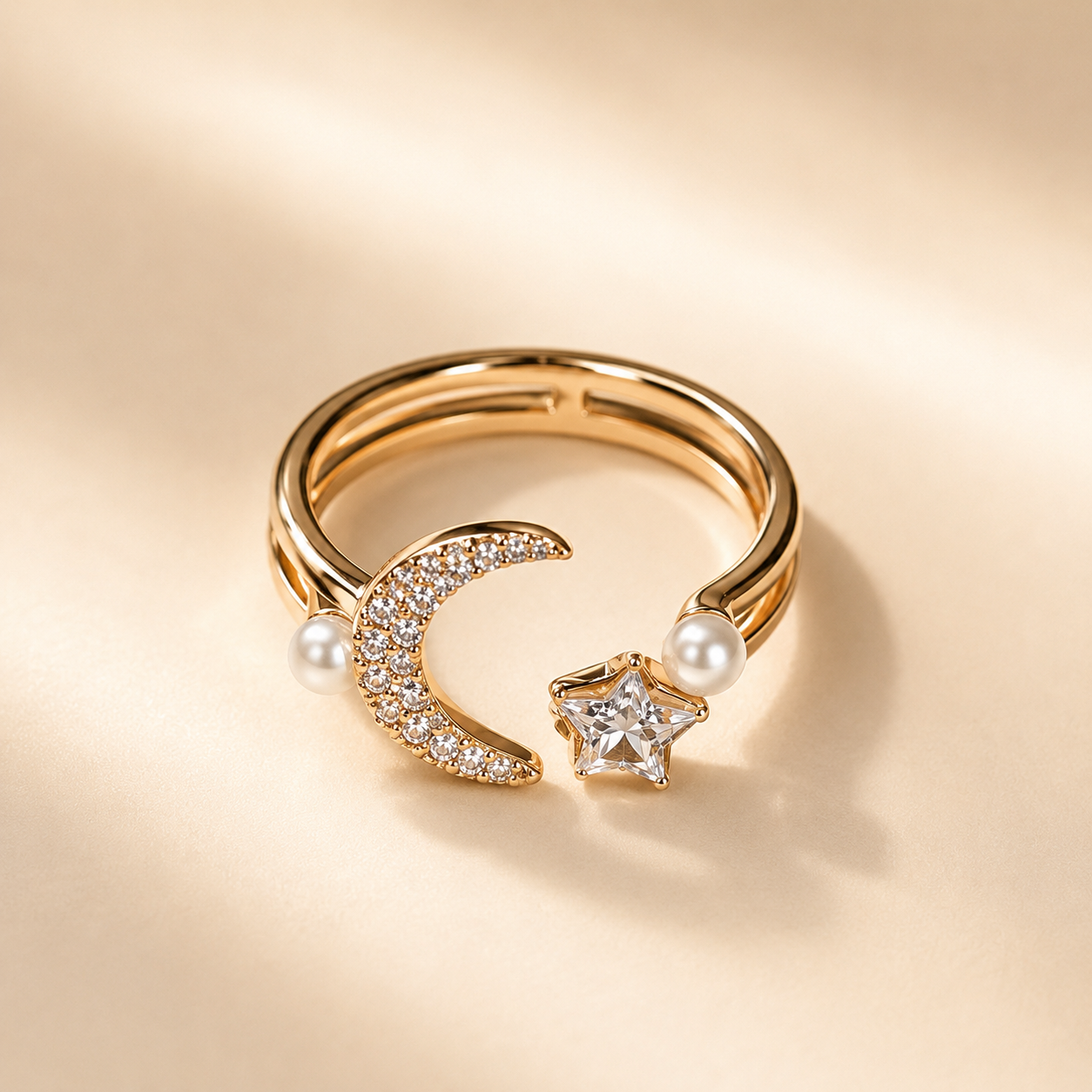 Cupid Heart Adjustable Ring