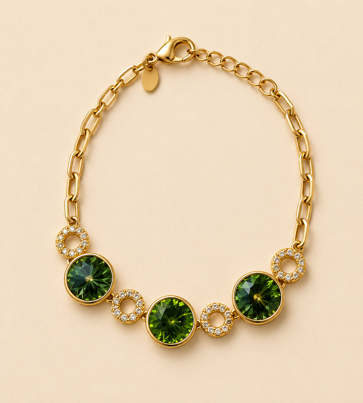 Green Crystal Bracelet